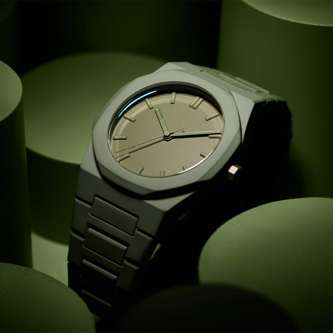 OROLOGIO DA UOMO DIBIASI PHANTOM VERDE MILITARE