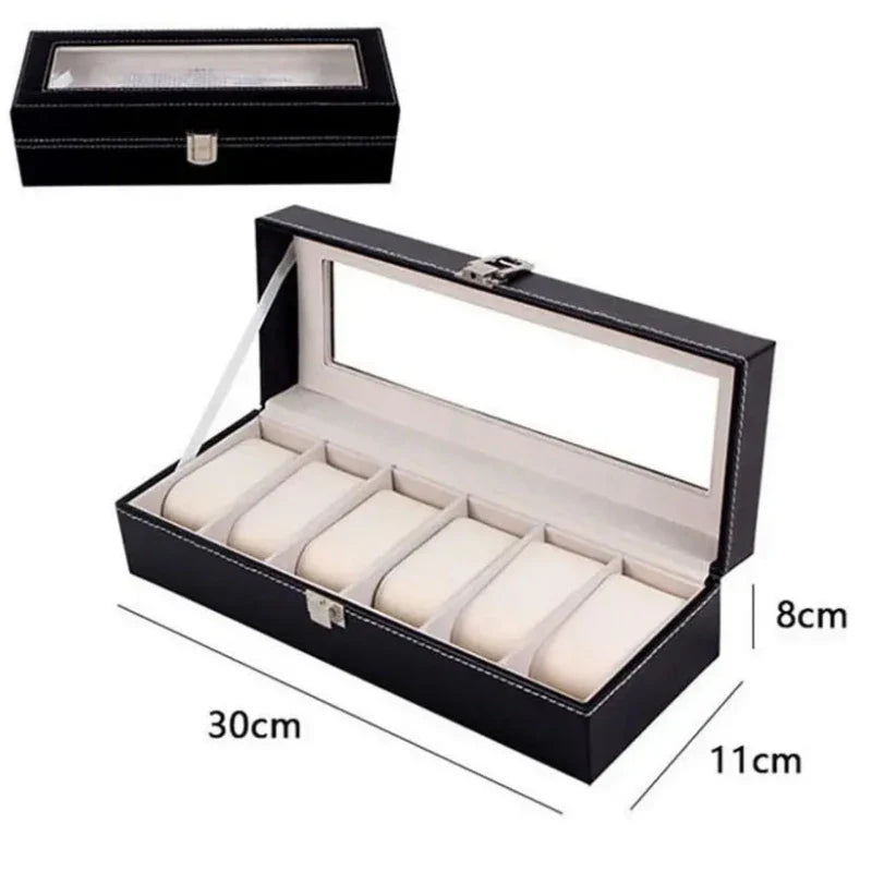 TRADITIONAL JEWELRY BOX - 6 SLOTS